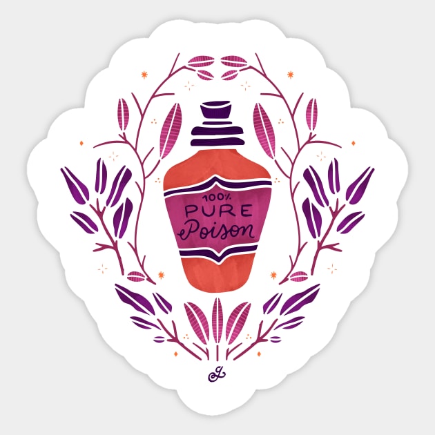 Poison and plants Sticker by gabbadelgado